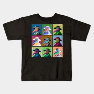 Pop Art Plague Doctor Kids T-Shirt